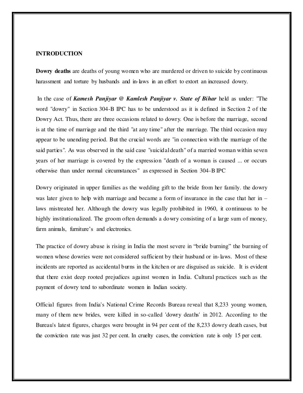 Dowry case rules image