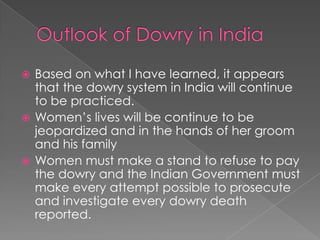 Dowry Death In India Finalpptx
