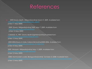 Dowry Death In India Finalpptx