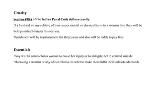 DOWRY DEATH UNDER INDIAN PENAL CODE LLB. | PDF