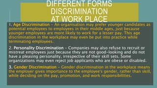 Refusing Discrimination DowryIssues-workplacediscrimination-B.Ed.-RakhiS.pptx