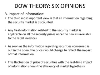 Dow theory  by  P. Sai Prathyusha (1ST M.COM BUSINESS FINANCE)