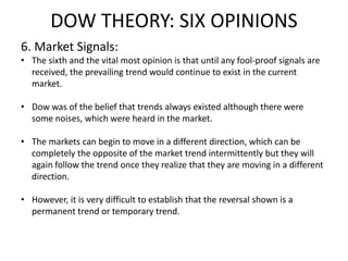 Dow theory  by  P. Sai Prathyusha (1ST M.COM BUSINESS FINANCE)