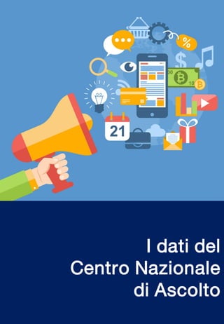 I dati del
Centro Nazionale
di Ascolto
 