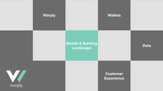 Mobile
Landscape
Wallets
Customer
Experience
Data
Warply
Mobile & Banking
Landscape
Warply
 