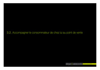 3.2. Accompagner le consommateur de chez lui au point de vente
 