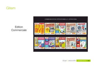Gitem




    Edition
  Commerciale




                                                      28
                                             Octobre 2010   28
                Doye & Associés - mai 2010
 