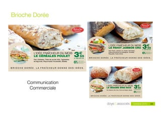 Brioche Dorée

Etude de cas




        Communication
         Commerciale


                                                              33
                                                     Octobre 2010   33
                        Doye & Associés - mai 2010
 