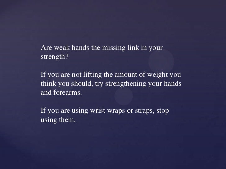 Do You Have a Weak Grip Strength?
