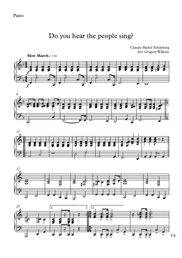 Do You Hear The People Sing Do You Hear The People Sing