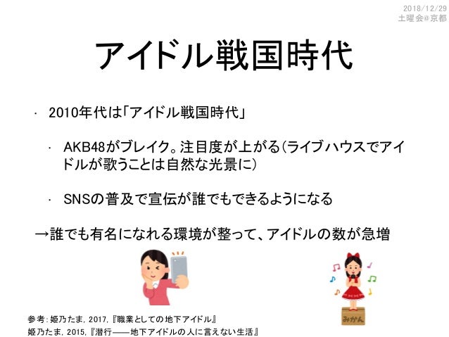 地下 アイドル入門