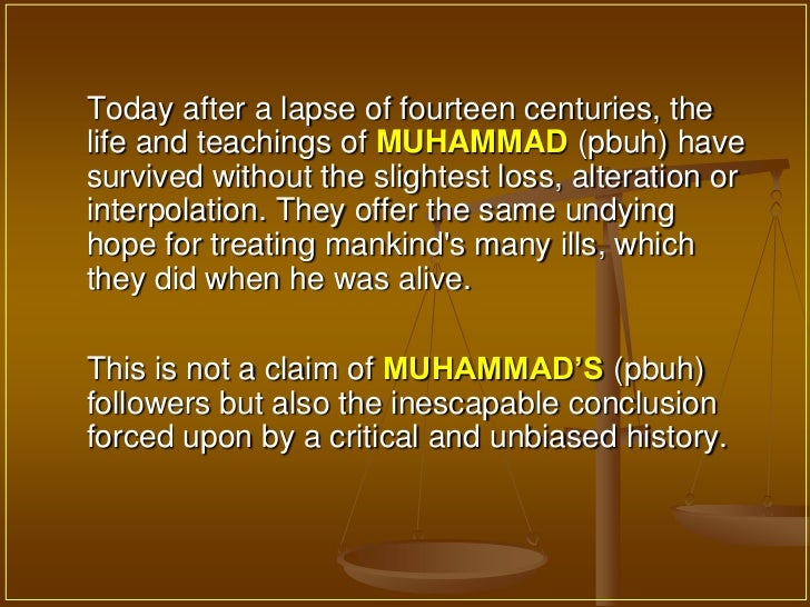 Do You Know Him Prophet Muhammad Pbuh