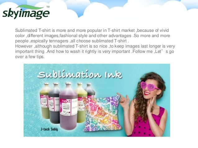 how to wash a sublimated shirt