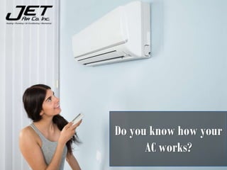 Do you know how your
AC works?
 