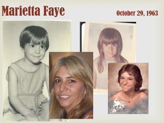 Marietta Faye

October 29, 1963

 