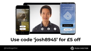 @heldtogether
Use code ‘josh8945’ for £5 off
 