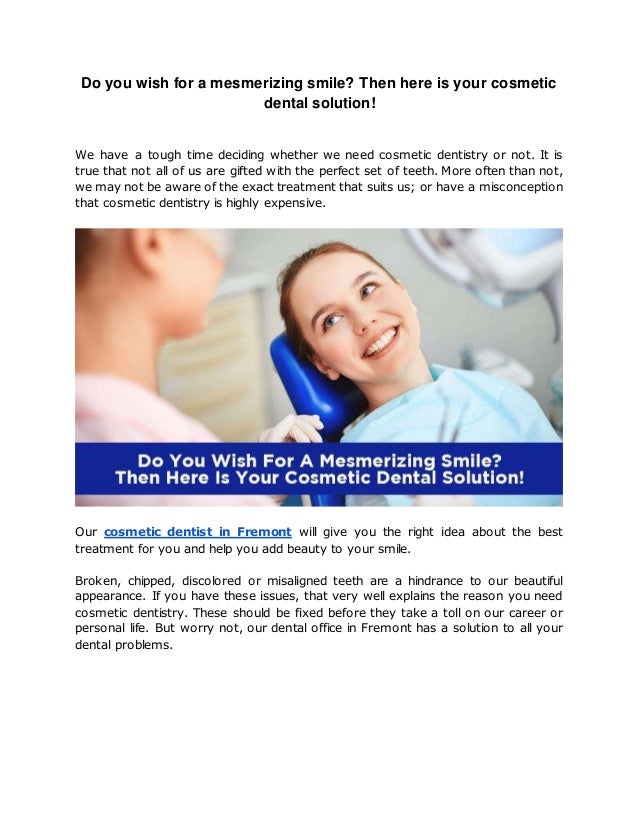 Do You Wish For A Mesmerizing Smile Then Here Is Your Cosmetic Denta