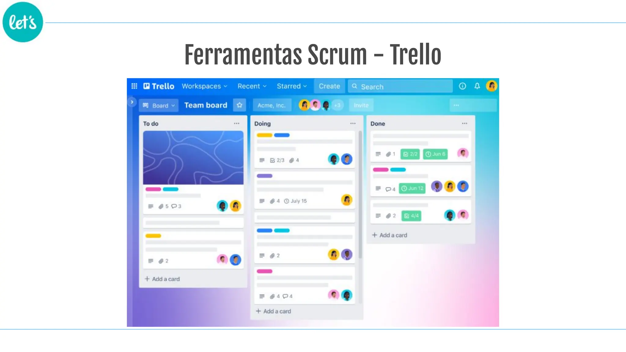 Ferramentas Scrum - Trello
 