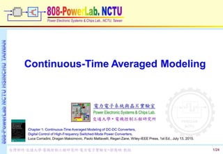 Continuous-Time Averaged Modeling