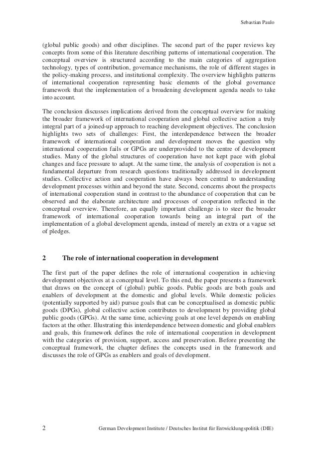 thesis on development cooperation
