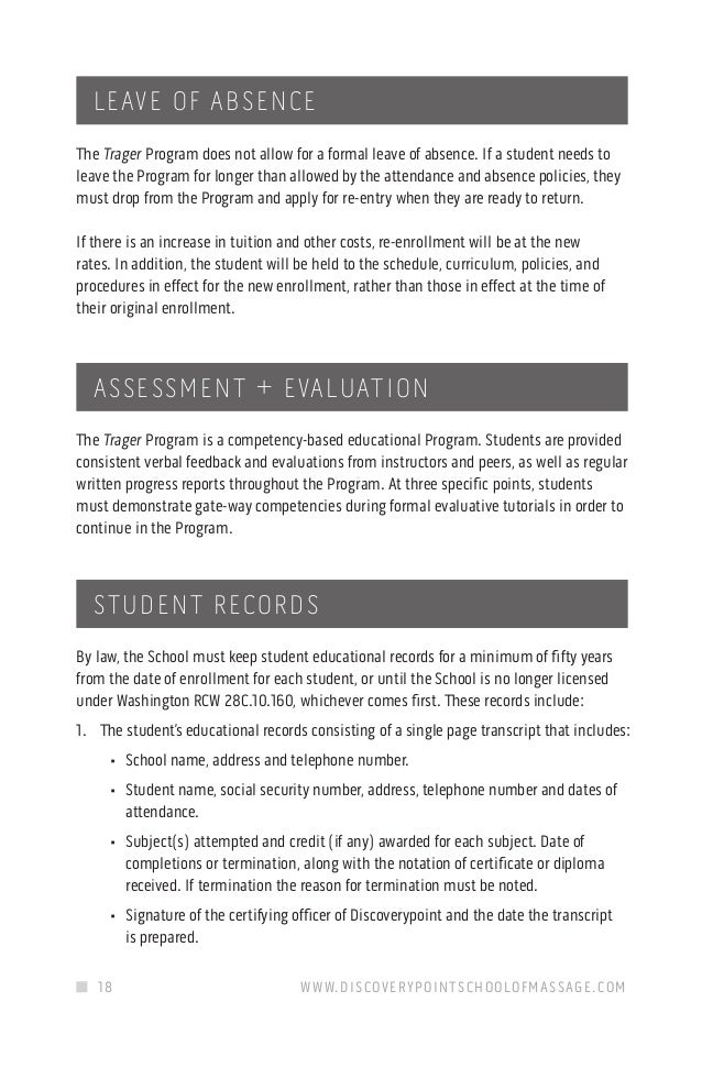 Trager Practitioner Massage Certification Program 20172018 Schedule