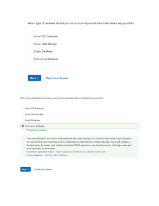 DP 900 Azure Data Fundamentals Quesions Microsoft | PDF