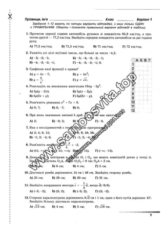 Збірник ДПА 2020 Математика, Генеза, Істер