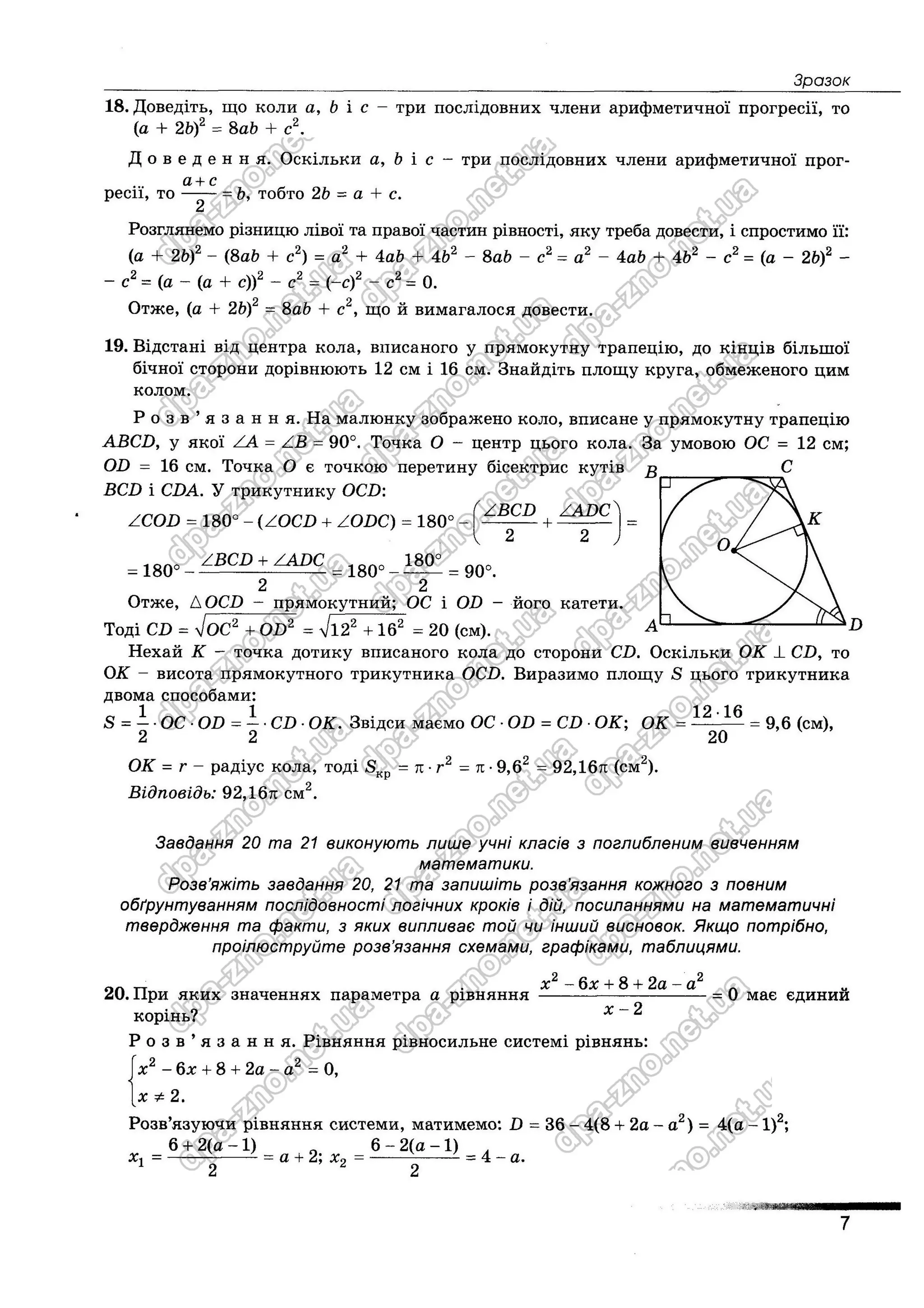 Збірник ДПА 2021 Математика, Генеза, Істер
