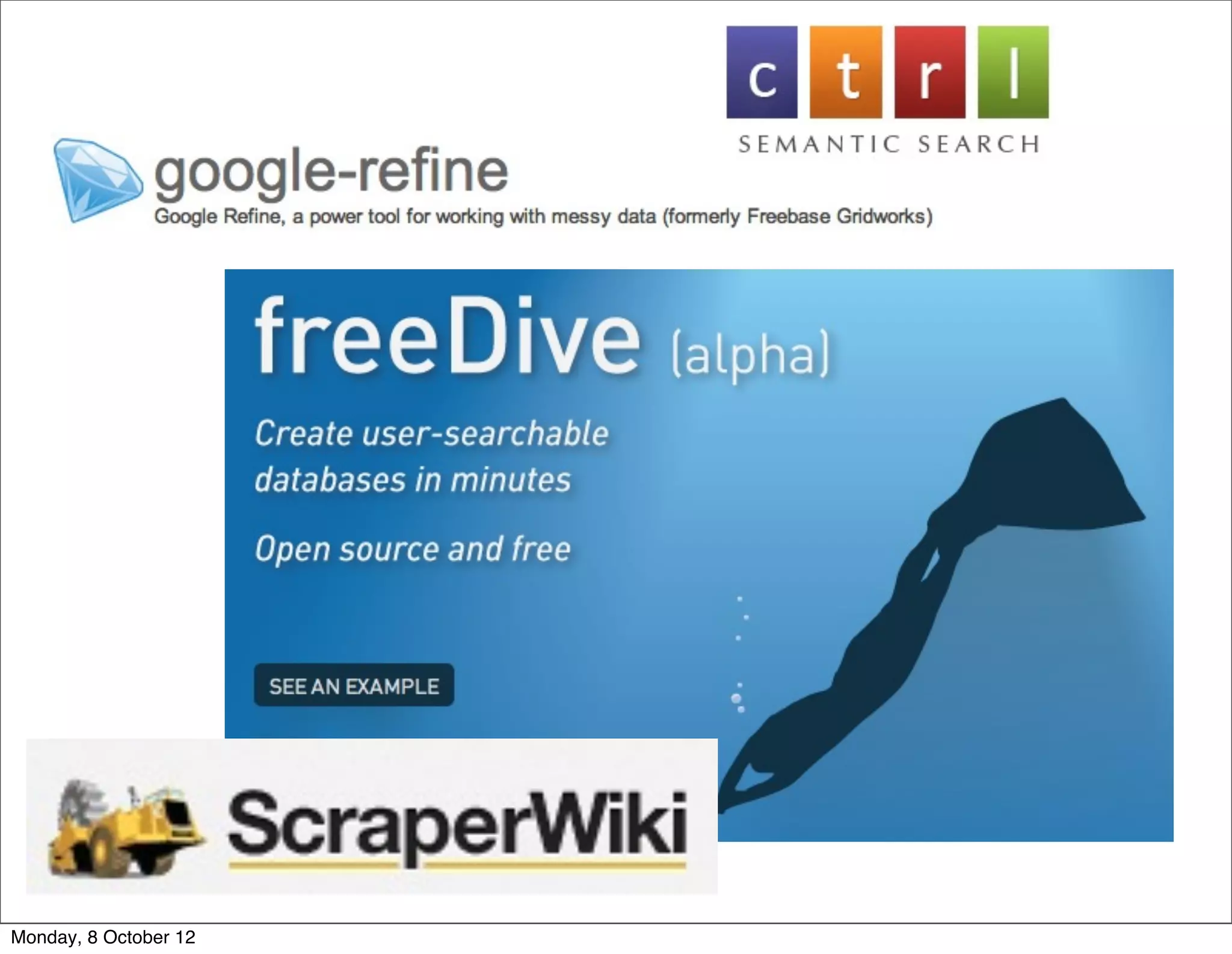 .

Monday, 8 October 12
 