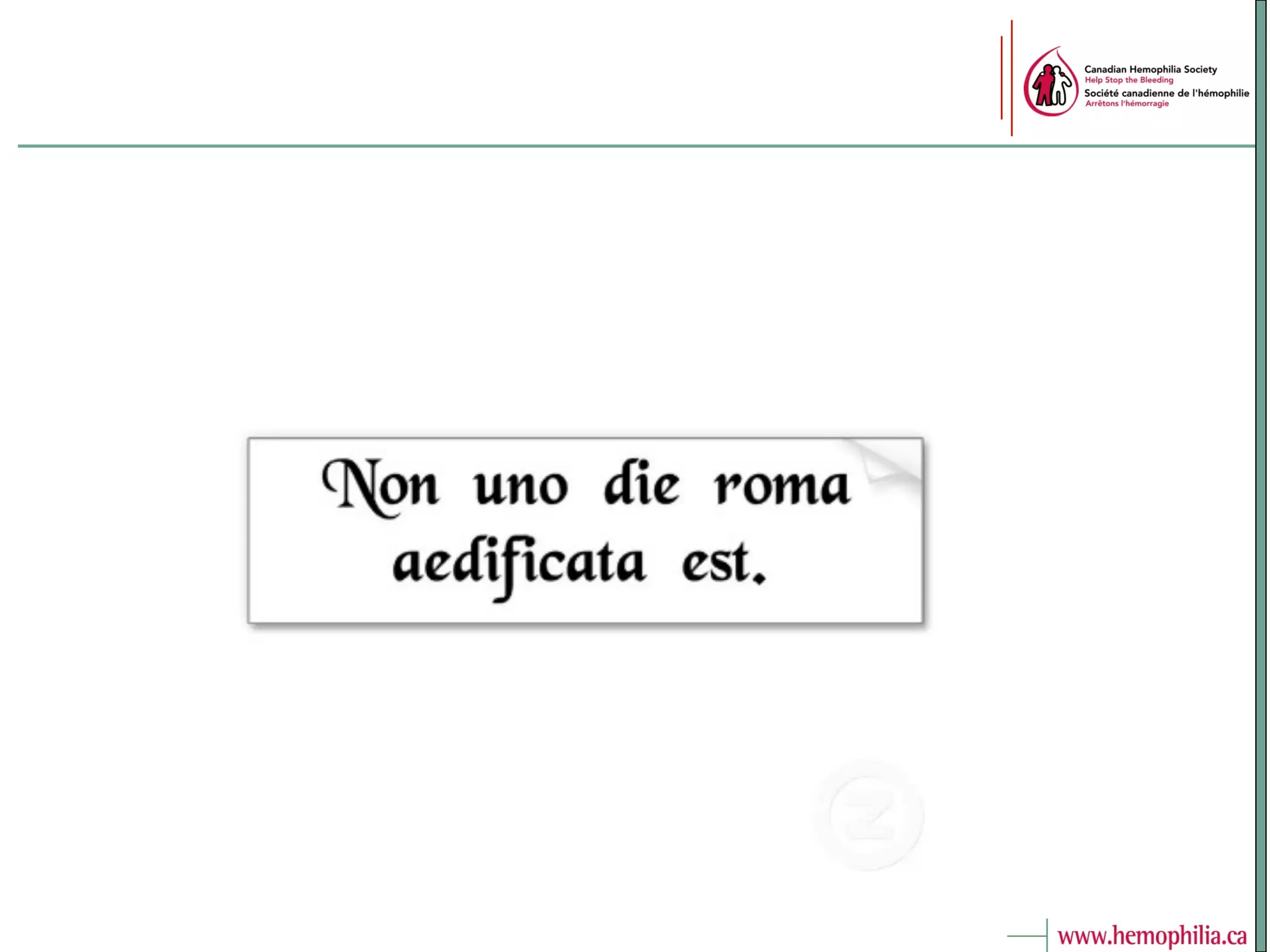 STREAM ONE- David Page Best Practice Case: Hemophilia -