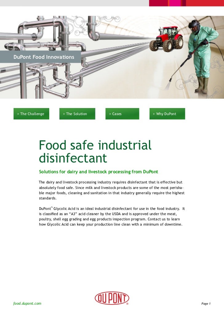 Industrial Disinfectants