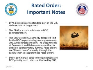 Dpas Classifications DPAS Training Slides Final_November 2021.pptx | Defense Industry ...