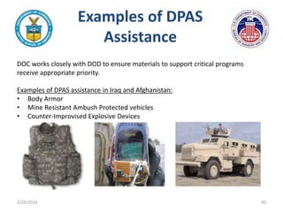 Dpas Classifications DPAS Training Slides Final_November 2021.pptx | Defense Industry ...