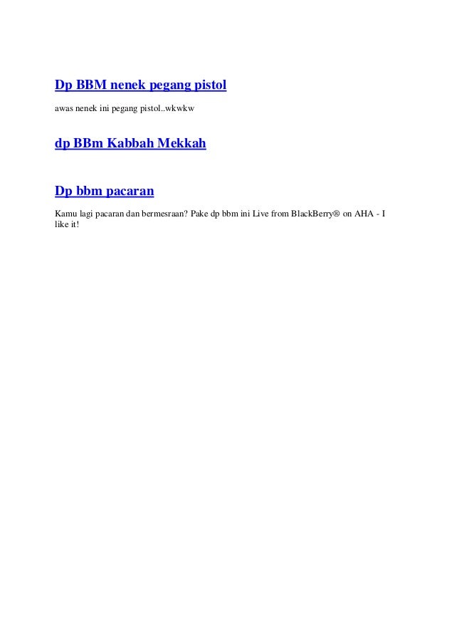 Dp Bbm Bb Lucu Aneh Unik Konyol