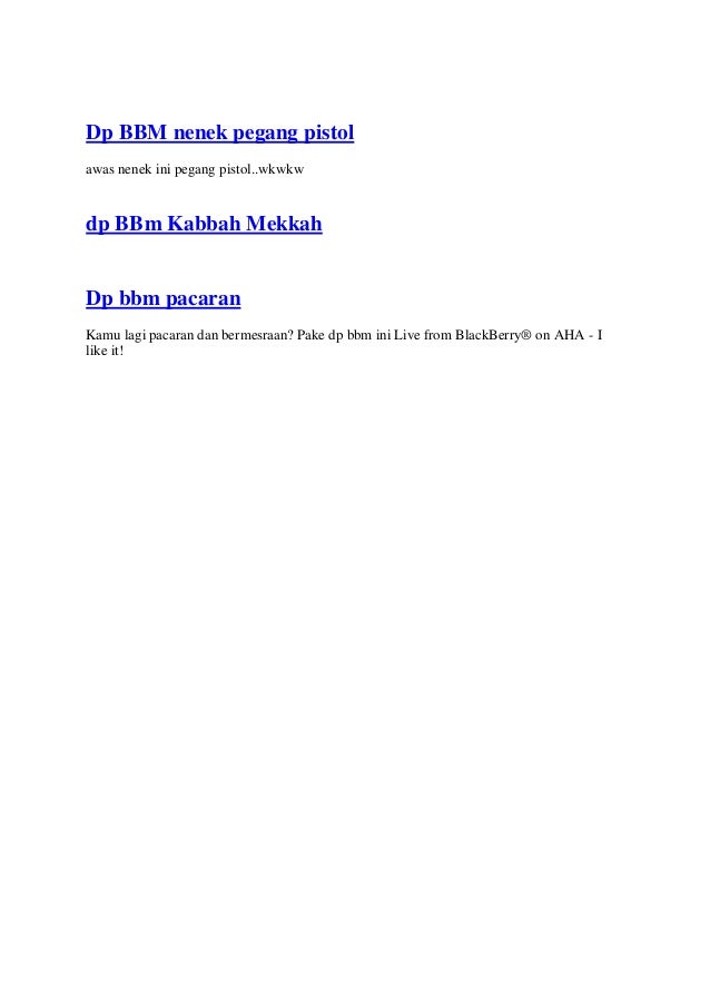 Dp Bbm Bergerak Terbaru