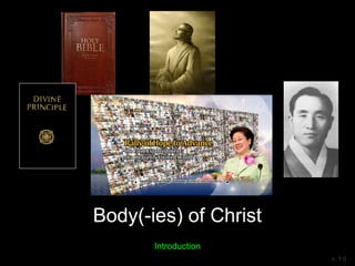 Body(-ies) of Christ
Introduction
v. 1.0
 