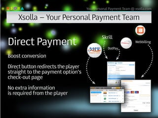 Your Personal Payment Team @ xsolla.com

Xsolla – Your Personal Payment Team
 