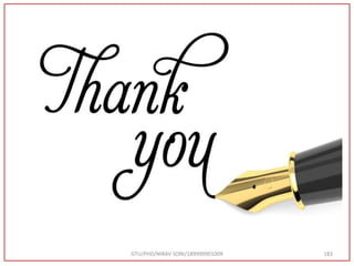 GTU/PHD/NIRAV SONI/189999901009 183
 