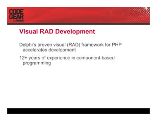 DPC2007 CodeGear, Delphi For PHP (Pawel Glowacki)