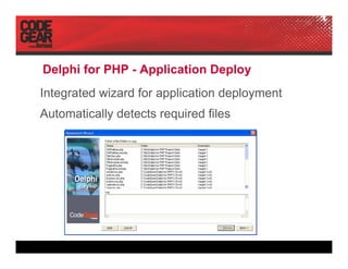 DPC2007 CodeGear, Delphi For PHP (Pawel Glowacki)