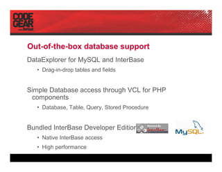 DPC2007 CodeGear, Delphi For PHP (Pawel Glowacki)