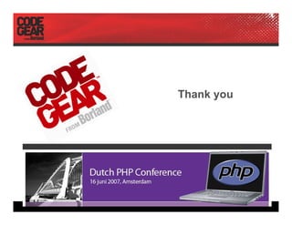 DPC2007 CodeGear, Delphi For PHP (Pawel Glowacki)