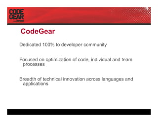 DPC2007 CodeGear, Delphi For PHP (Pawel Glowacki)