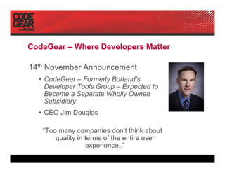DPC2007 CodeGear, Delphi For PHP (Pawel Glowacki)