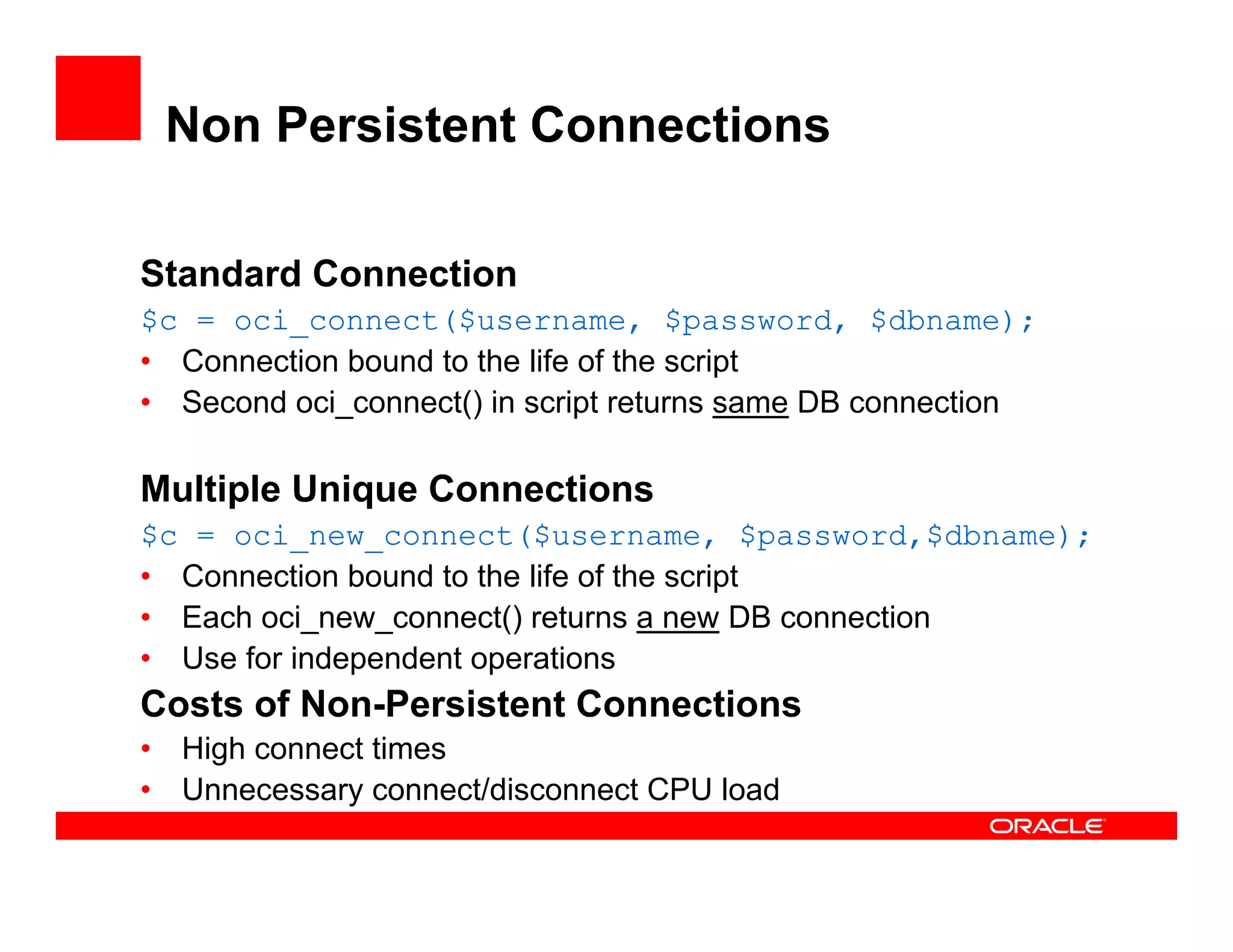 DPC2007 PHP And Oracle (Kuassi Mensah)