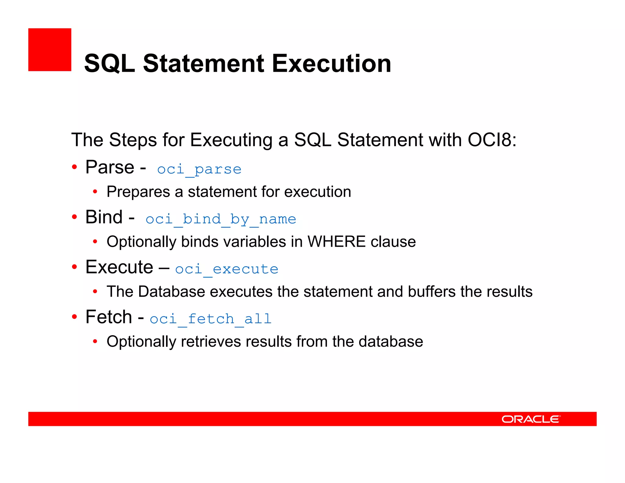 DPC2007 PHP And Oracle (Kuassi Mensah)