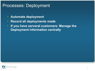 An Infrastructure for Team Development - Gaylord Aulke