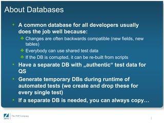 An Infrastructure for Team Development - Gaylord Aulke