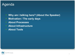 An Infrastructure for Team Development - Gaylord Aulke