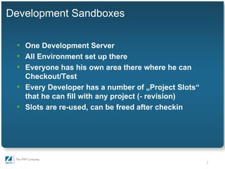 An Infrastructure for Team Development - Gaylord Aulke